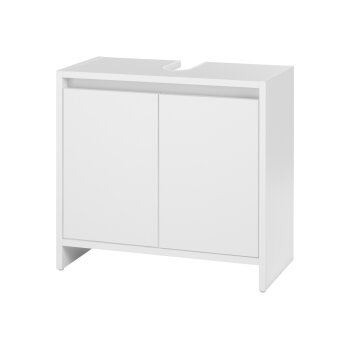 LIVARNO home Waschbeckenunterschrank »Oslo«, mit 2 Türen, weiß - B-Ware Transportschaden
