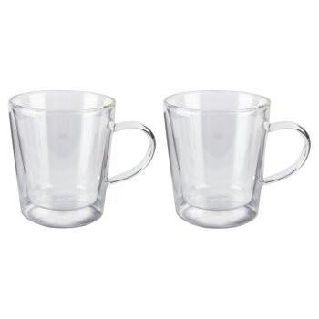 LIVARNO home Thermogläser aus doppelwandigem Borosilikatglas (Teeglas 2er Set) - B-Ware neuwertig