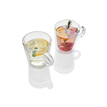 LIVARNO home Thermogläser aus doppelwandigem Borosilikatglas (Teeglas 2er Set) - B-Ware neuwertig