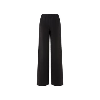 esmara® Damen Wide-Leg-Hose mit Gürtelschlaufen (schwarz, 42) - B-Ware neuwertig