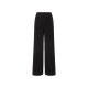 esmara® Damen Wide-Leg-Hose mit Gürtelschlaufen (schwarz, 42) - B-Ware neuwertig