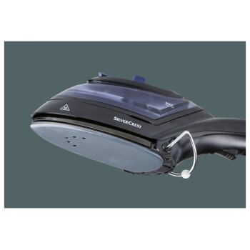 SILVERCREST® Dampfbürste, 4-in-1 (schwarz/dunkelblau) - B-Ware gut