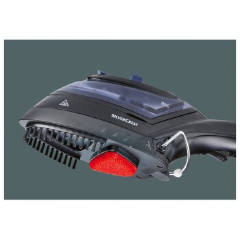 SILVERCREST® Dampfbürste, 4-in-1 (schwarz/dunkelblau) - B-Ware gut