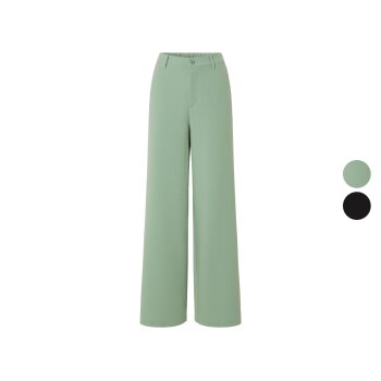 esmara® Damen Wide-Leg-Hose mit Gürtelschlaufen...