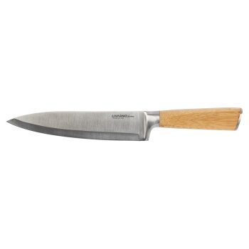 LIVARNO home Kochmesser / Santoku-Messer / Hackmesser, mit Bambus-Griff (Kochmesser) - B-Ware sehr gut