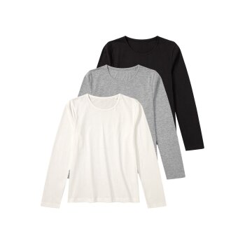 pepperts!® Kinder Mädchen Langarmshirts, 3...