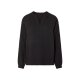 esmara® Damen Bluse aus weichem Baumwollmusselin (schwarz, 38) - B-Ware neuwertig