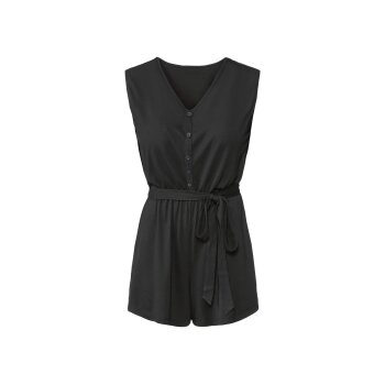 ESMARA® Jumpsuit mit V-Ausschnitt (Schwarz, M (40/42)) - B-Ware neuwertig