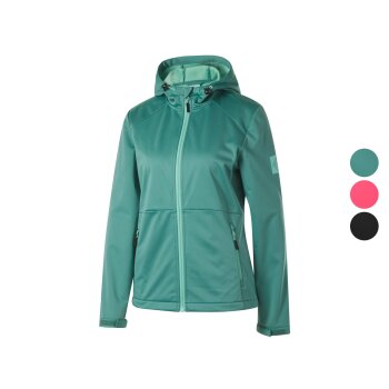 CRIVIT Damen Softshelljacke, verlängerte...