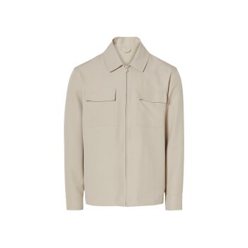 LIVERGY® Herren Jacke mit Kentkragen (beige, M(48/50)) - B-Ware neuwertig