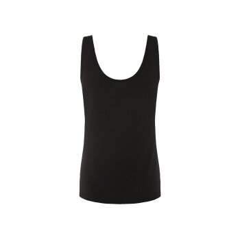 esmara® Damen Tops, 2 Stück, mit weitem Rundhalsausschnitt (schwarz/beige, S(36/38)) - B-Ware neuwertig