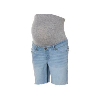 esmara® Damen Umstands-Jeansshorts mit hohem Baumwollanteil (hellblau, 34) - B-Ware neuwertig