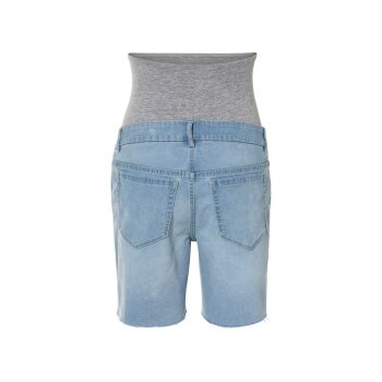 esmara® Damen Umstands-Jeansshorts mit hohem Baumwollanteil (hellblau, 34) - B-Ware neuwertig