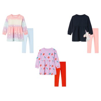 lupilu® Kleinkinder Set, 2-teilig, mit Kleid und...