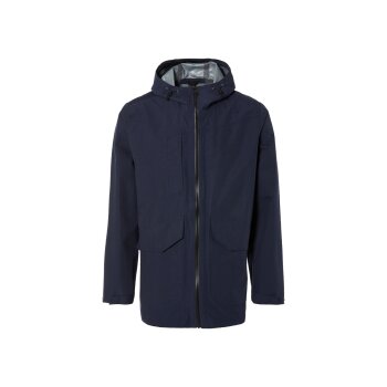 LIVERGY® Herren Regenparka, mit weitenverstellbarer Kapuze (navy, L(52/54)) - B-Ware neuwertig