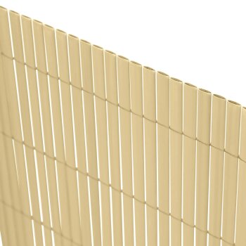 Ribelli Sichtschutzmatte, aus PVC, 90 x 400 cm, beige -...