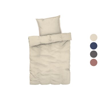 LIVARNO home Lyocell-Satin-Bettwäsche, 155 x 220 cm...