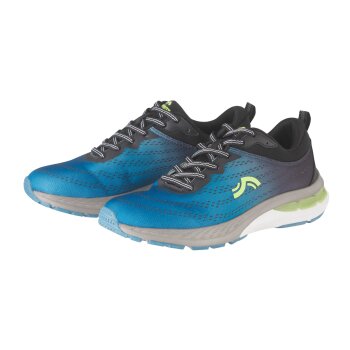 CRIVIT Damen Laufschuhe mit Textilfutter (schwarz/blau, 37) - B-Ware neuwertig
