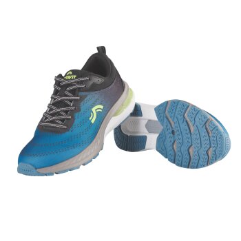 CRIVIT Damen Laufschuhe mit Textilfutter (schwarz/blau, 37) - B-Ware neuwertig