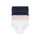 pepperts!® Mädchen Slips, 4 Stück, mit Bio-Baumwolle (navy/navy/ pink/weiß, 146/152) - B-Ware neuwertig