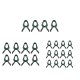 PARKSIDE® Spannzwingen-Set, materialschonend - B-Ware