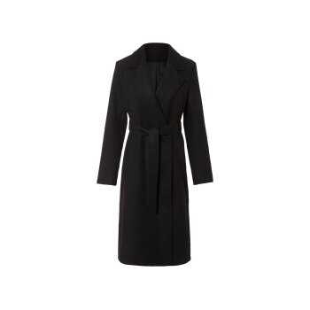 esmara® Damen-Mantel, mit Reverskragen, 42, schwarz - B-Ware neuwertig