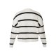esmara® Damen Oversize-Cardigan mit Knöpfen (weiß/schwarz, M(40/42)) - B-Ware neuwertig