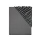 LIVARNO home Perkal-Spannbettlaken, 90-100 x 200 cm (grau) - B-Ware neuwertig