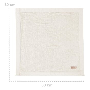 roba Seashells Babydecke, 80 x 80 cm, weiß - B-Ware neuwertig