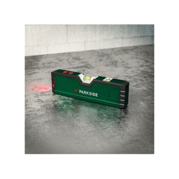 PARKSIDE® Laser-Wasserwaage »PLW A5«, mit beleuchteten Röhrenlibellen - B-Ware neuwertig