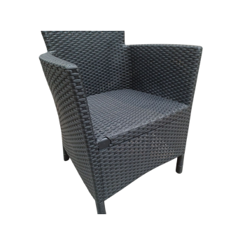Allibert by Keter Miami Dining Chair mit Kissen, graphite - B-Ware sonstiges