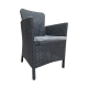 Allibert by Keter Miami Dining Chair mit Kissen, graphite - B-Ware sonstiges