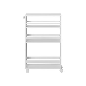 LIVARNO home Küchen-Nischenwagen, mit 3 Ablageflächen (Weiß) - B-Ware Transportschaden Kosmetisch