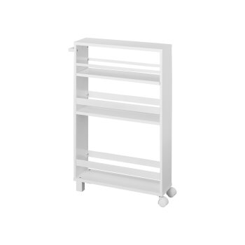 LIVARNO home Küchen-Nischenwagen, mit 3 Ablageflächen (Weiß) - B-Ware Transportschaden Kosmetisch