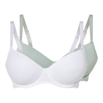 esmara® Damen Bügel-BH, 2 Stück, sanft...