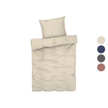 LIVARNO home Lyocell-Satin-Bettwäsche, 135 x 200 cm...