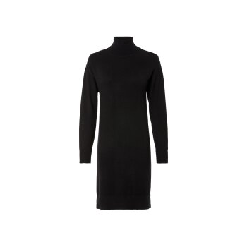 esmara® Damen Strickkleid, mit Rollkragen (schwarz, M(40/42)) - B-Ware neuwertig