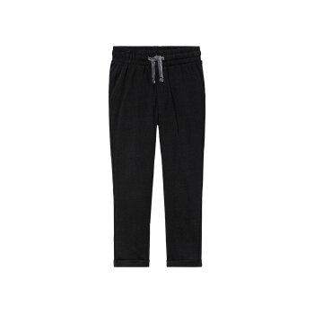 lupilu® Kleinkinder Hosen, 2 Stück, mit Baumwolle (schwarz/grau, 122/128) - B-Ware neuwertig