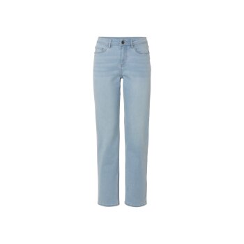 esmara® Damen Jeans, Straight Fit, mit hoher...