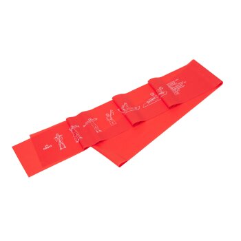 CRIVIT Fitnessbänder-Set, 4-teilig (Rot/schwarz) - B-Ware neuwertig