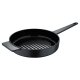 MASTERPRO Gusseisen-Grillpfanne Eternal, Ø 25cm (Schwarz) - B-Ware neuwertig