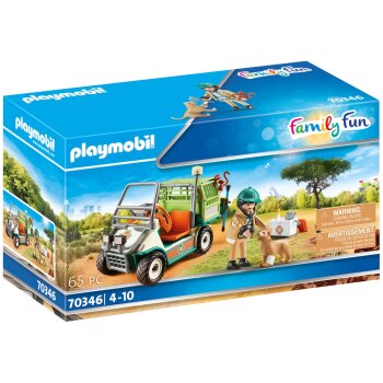 Playmobil-Set, inkl. 1 Figur (Zoo-Tierarzt mit Fahrzeug) - B-Ware neuwertig