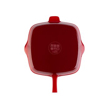 LIVARNO home Gusseisen-Grillpfanne, mit beidseitigem Ausgießer L 27,5 cm x B 24,5 cm - B-Ware