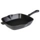 LIVARNO home Gusseisen-Grillpfanne, mit beidseitigem Ausgießer L 27,5 cm x B 24,5 cm - B-Ware