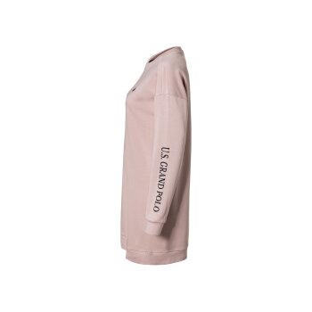 esmara® x Grand Polo Damen Sweatkleid mit Baumwolle (rosa, M(40/42)) - B-Ware neuwertig