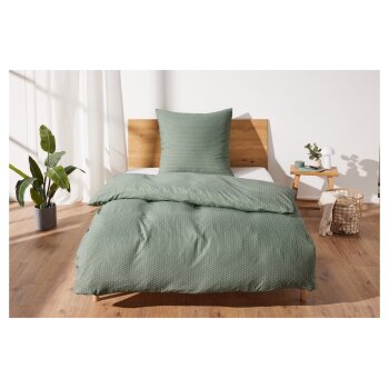 LIVARNO home Mikrofaser-Satin-Bettwäsche, 135 x 200 cm - B-Ware