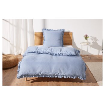 LIVARNO home Mikrofaser-Satin-Bettwäsche, 135 x 200 cm - B-Ware