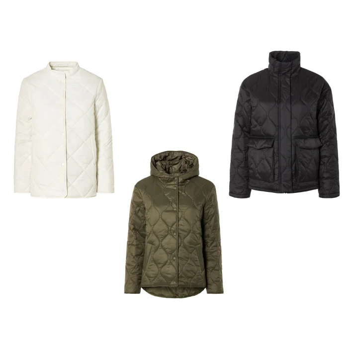 esmara® Damen Lightweight-Steppjacke, windabweisend -...