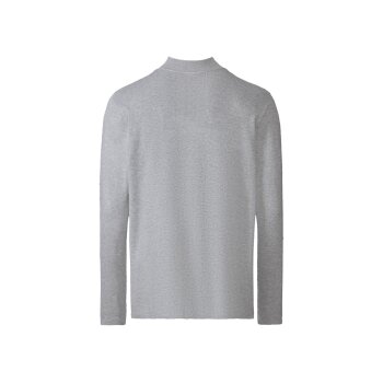 LIVERGY® Herren Strickjacke mit Stehkragen, körpernah geschnitten (grau, XL(56/58)) - B-Ware neuwertig