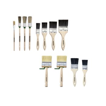 PARKSIDE® Pinsel-Set, mit Griff aus Holz - B-Ware